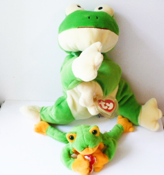 ty beanie frog