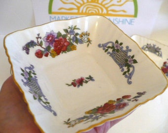 Square Paragon Butter Dish, Tree Of Kashmir, Garden Tea Party, Gift For Mom