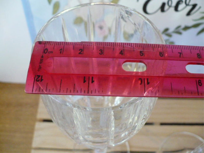 Mikasa Crystal Wine Glasses. Mikasa Stemware Vintage Set of Etsy Canada