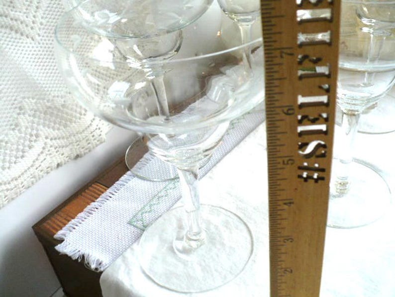 Crystal Margarita Glasses Stemware Princess House Heritage Etsy