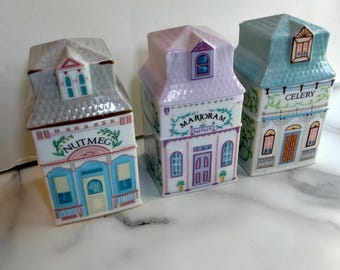 Lennox Spice Jar House Village Collection