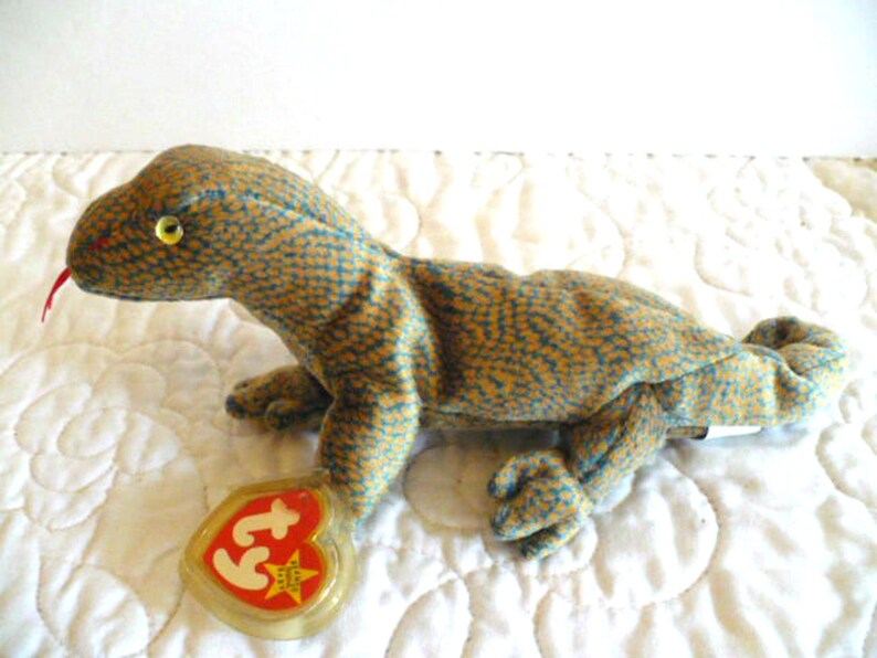 Lizard Stuffed Animal Gecko Vintage Toys Reptile | Etsy