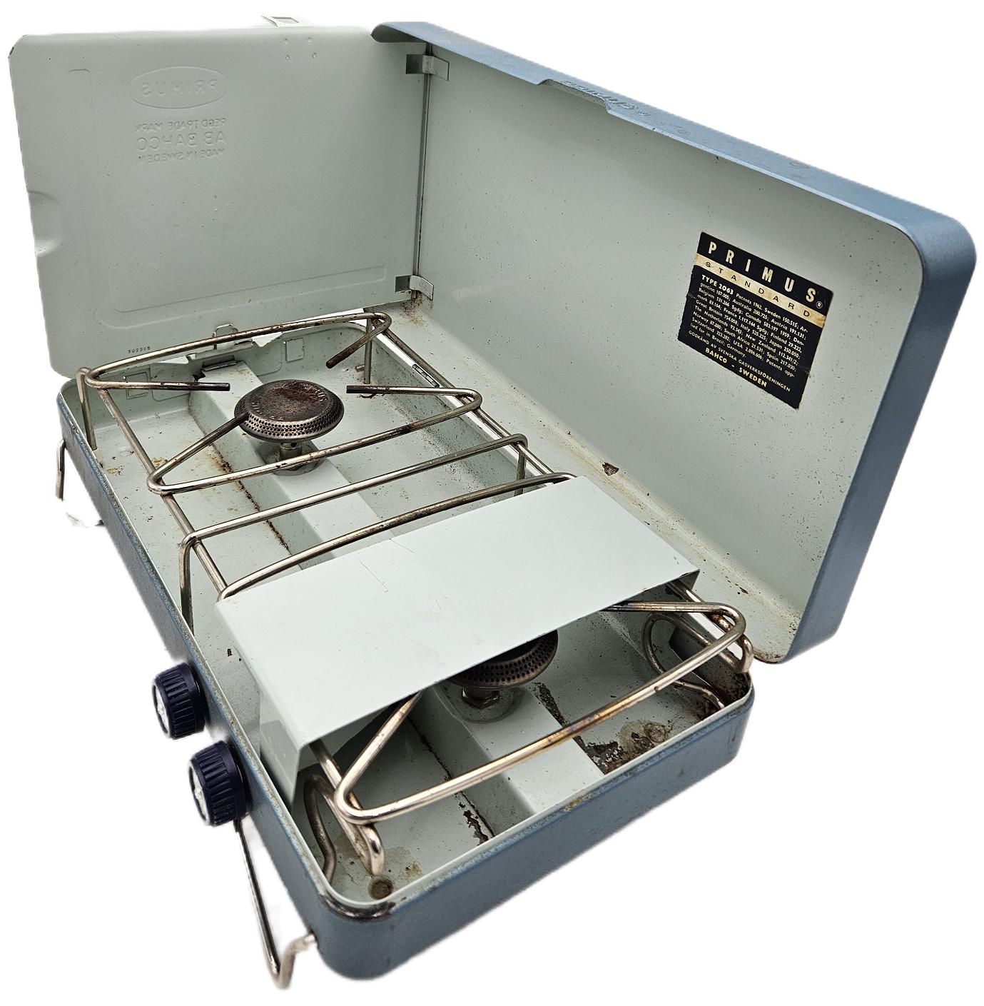 Vintage PRIMUS 2063 Swedish Two Burner Gas Stove Original - Etsy