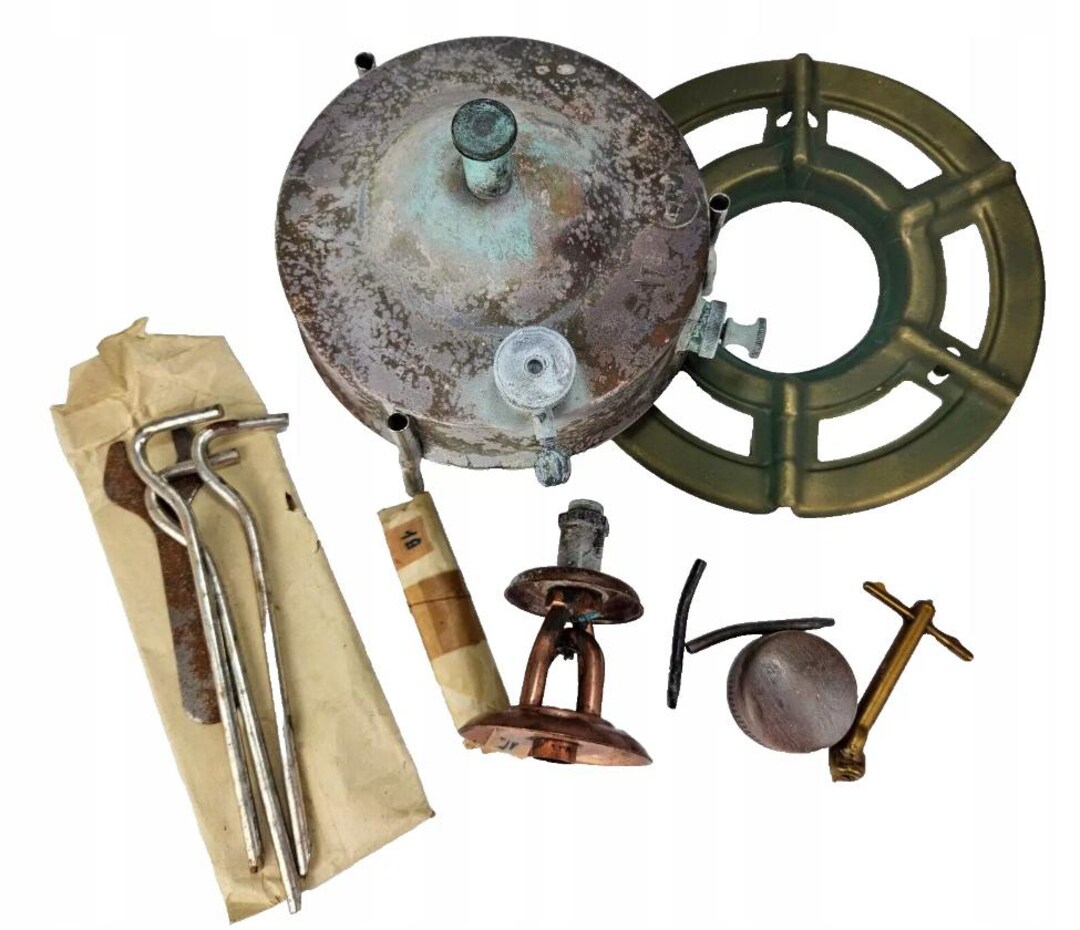 Original Czech Military Meva camping stove set vintage liquid fuel burner NEW