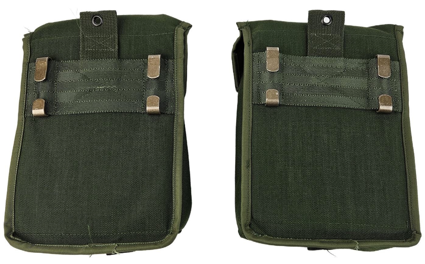 Original Swedish Army Military Tactical Set 304 4 parts OD Green Used