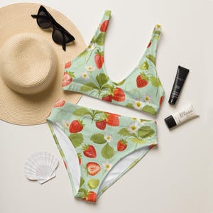 Strawberry Sweetheart Bikini Set | Summer Bikini