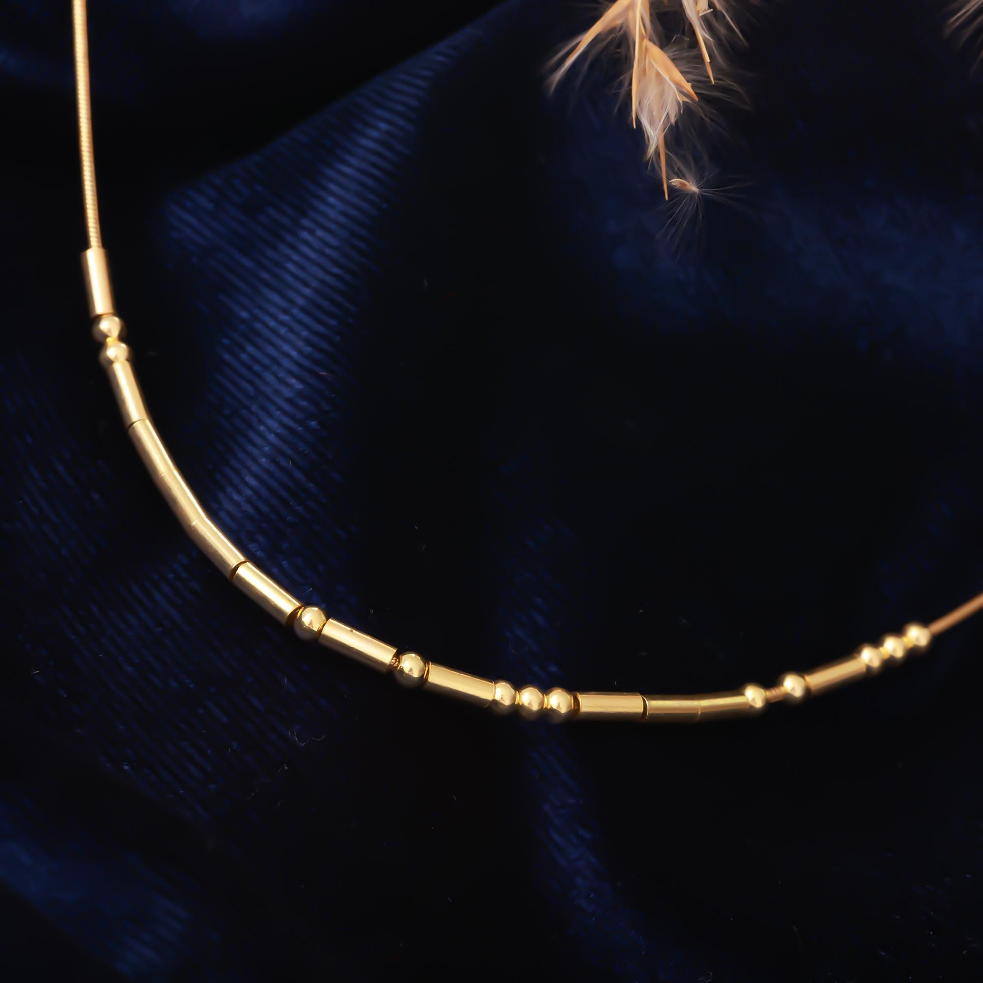 14K Gold Custom Morse Code Necklace | Hidden Message Gift | Secret Name ...