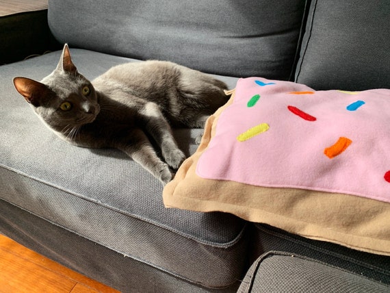 Pink Frosted Rainbow Sprinkles Pop Tart Pet Bed for Cats or Small Dogs Etsy
