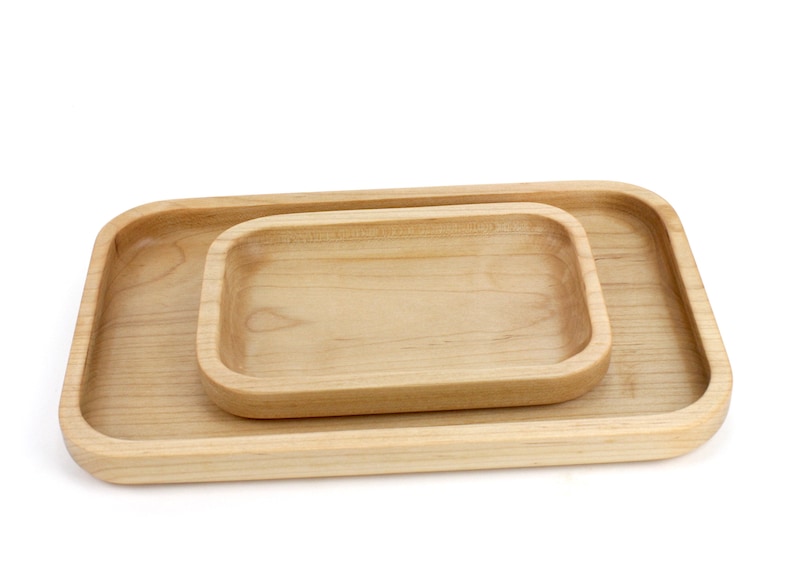 Wooden Valet Tray, Jewelry Tray, Display Tray, Trinket Tray, Serving Tray, Catch All Tray, Food Safe, Café Tray image 10