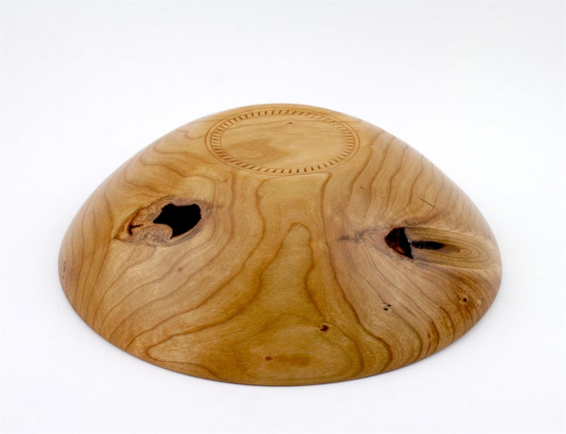 Fruit Bowl Candy Dish Wooden Cherry Bowl