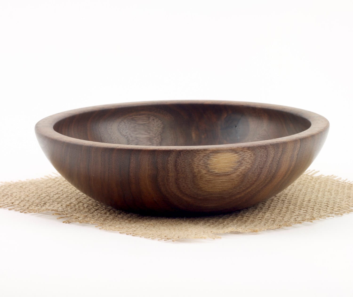 Wooden Walnut Bowl / Candy Dish / Wood Fruit Bowl