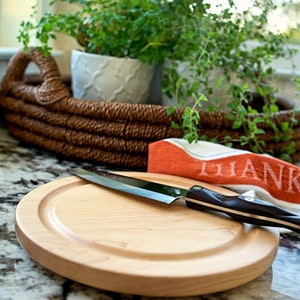 Wooden Steak Plate Serving Platter Cutting board Chesse Platter Meat Board afbeelding 1