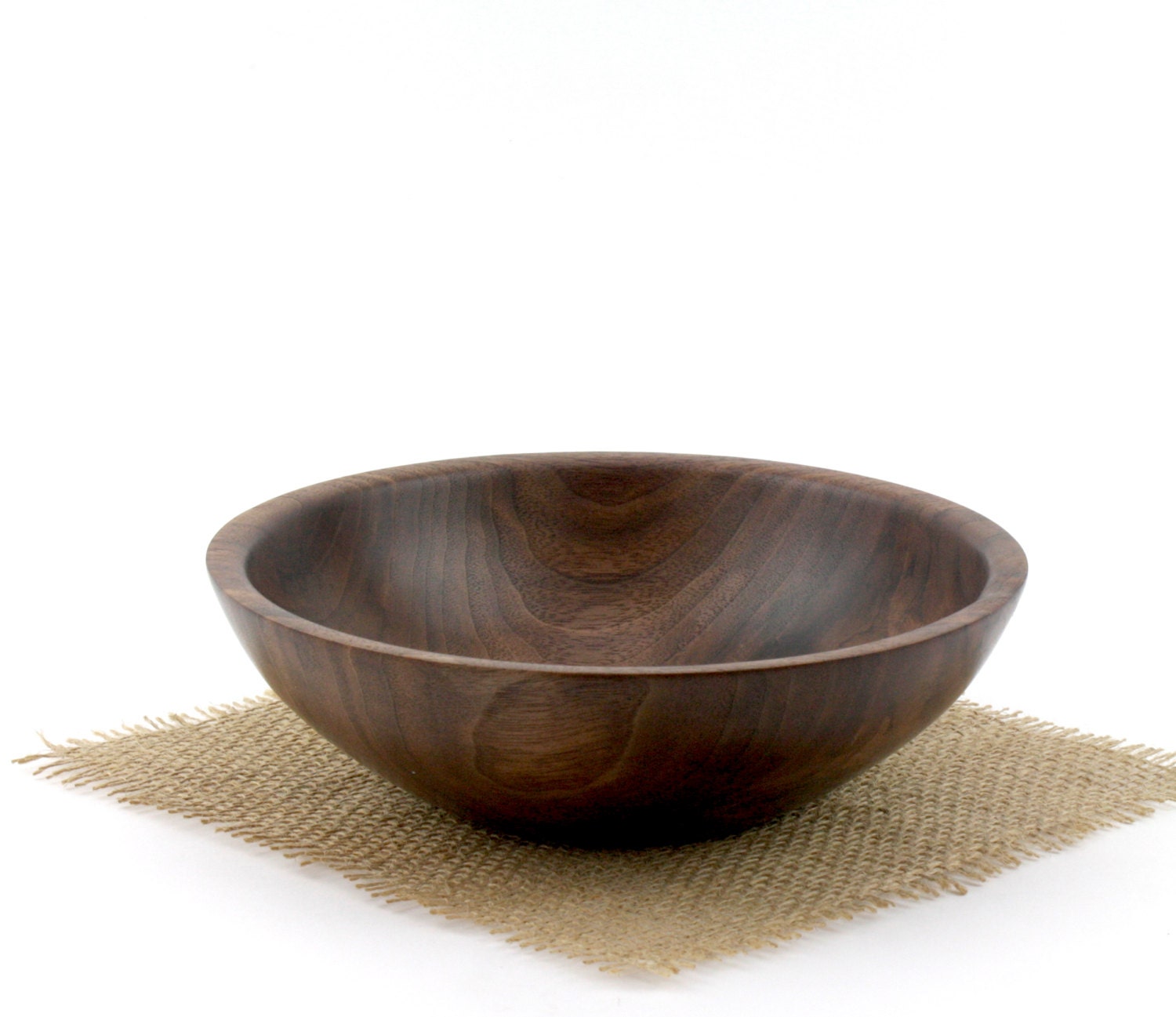 Wooden Walnut Bowl / Candy Dish / Wood Fruit Bowl