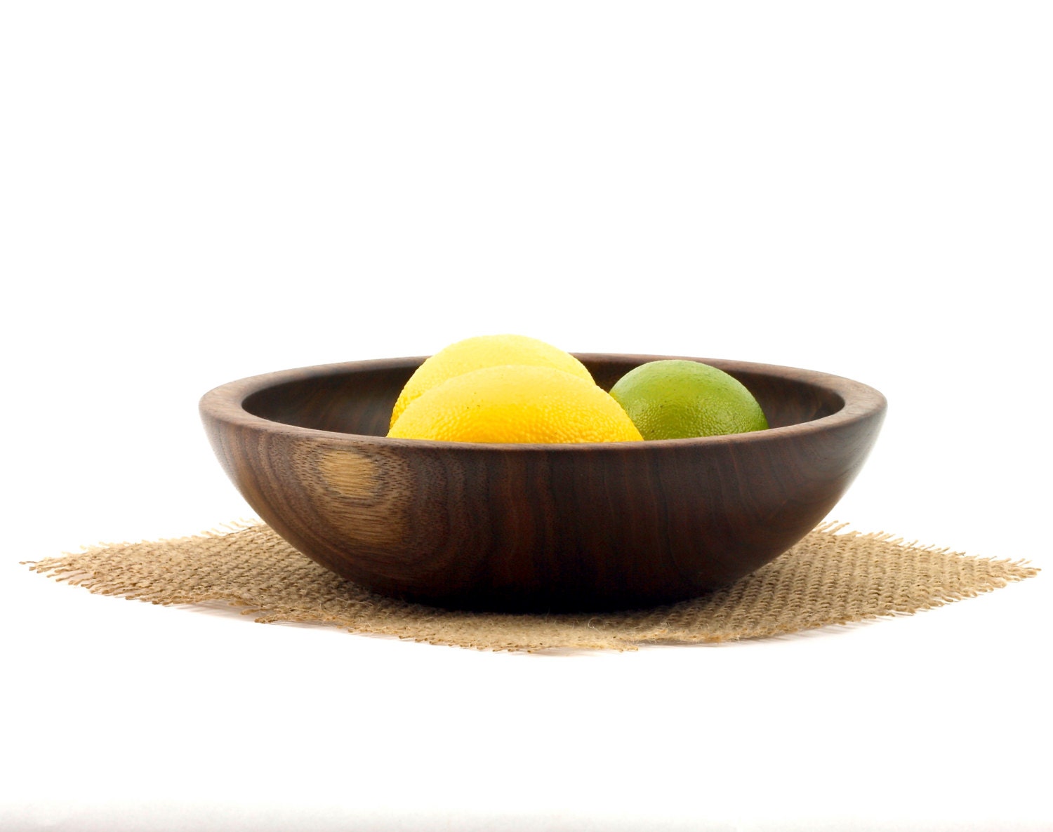 Wooden Walnut Bowl / Candy Dish / Wood Fruit Bowl