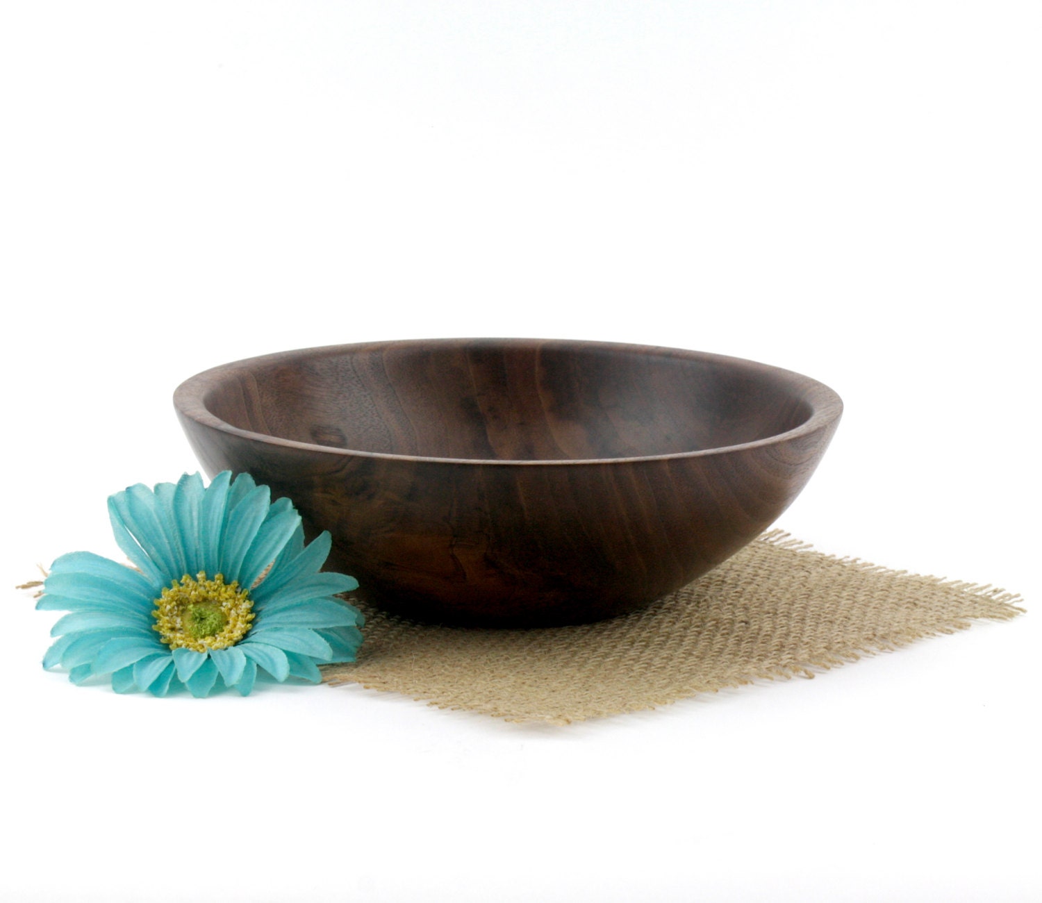 Wooden Walnut Bowl / Candy Dish / Wood Fruit Bowl