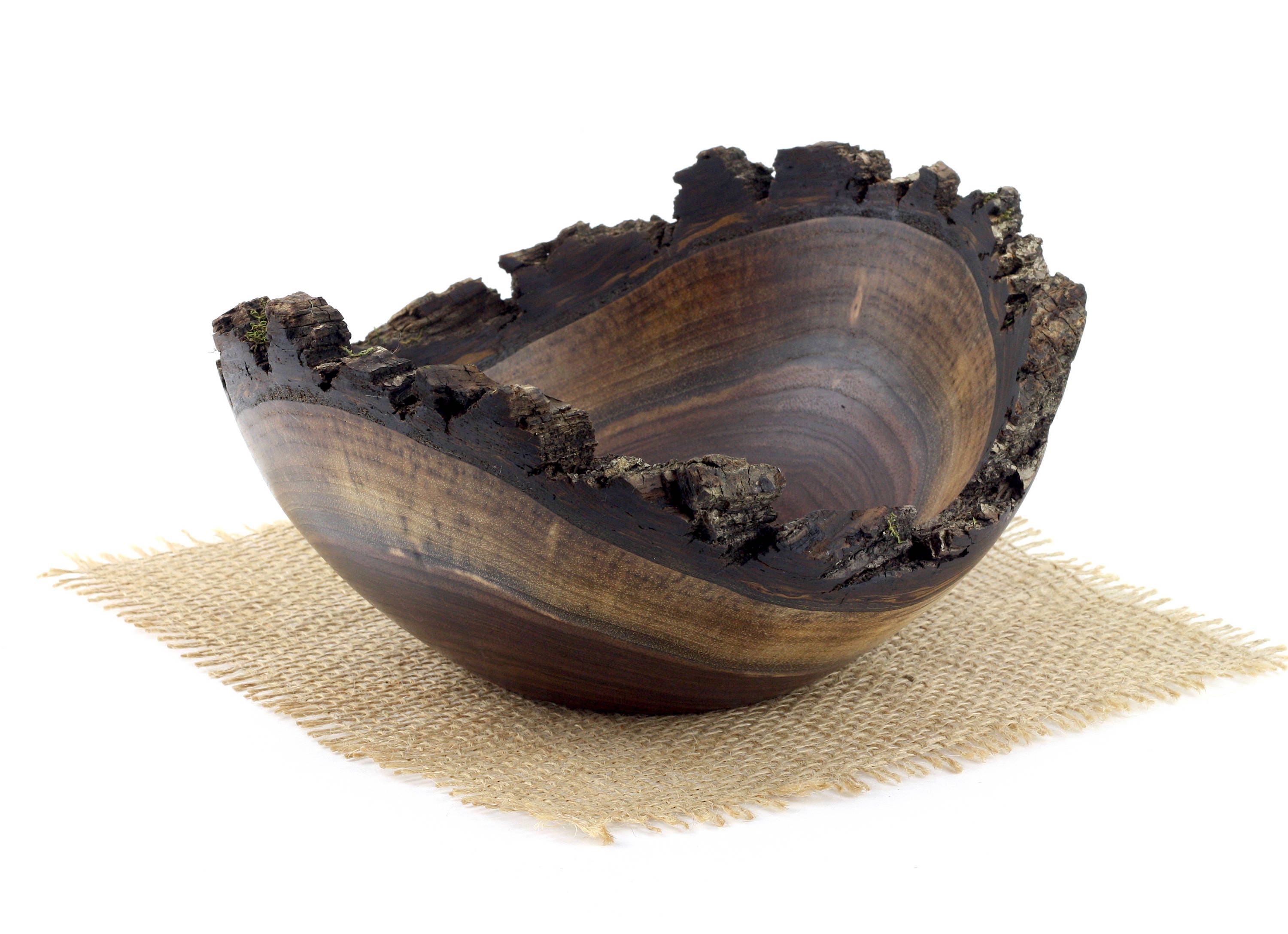 Wooden Natural Edge Walnut Bowl/ Candy Dish/Jewelry Bowl/Hostess Gift