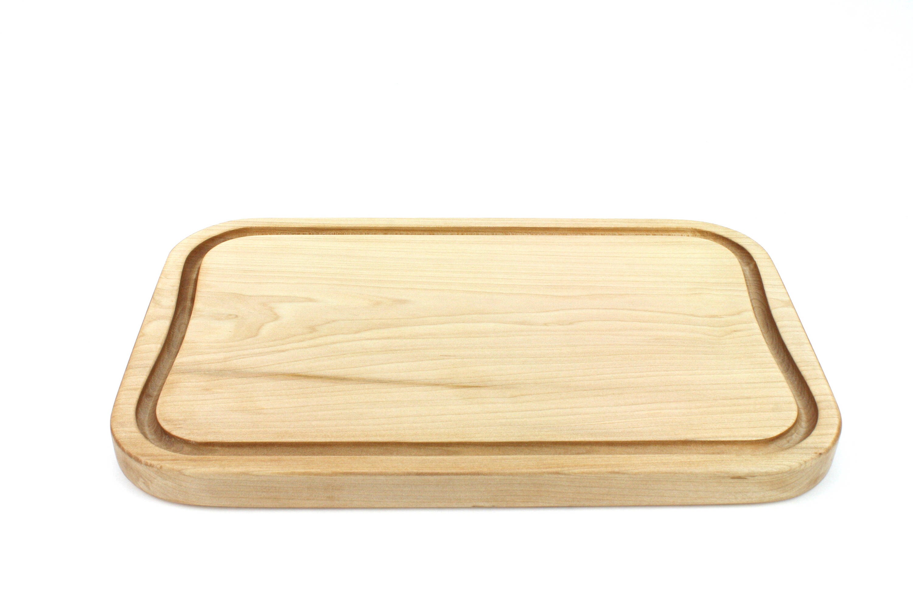 Maple Cutting Board, Meat Carving board, Wooden Steak Plates / Serving