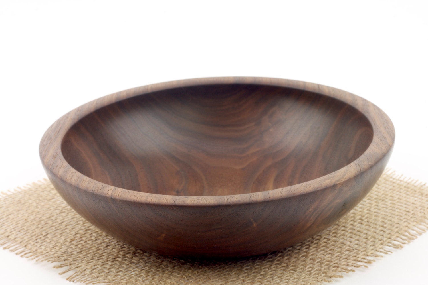 Wooden Walnut Bowl / Candy Dish / Wood Fruit Bowl