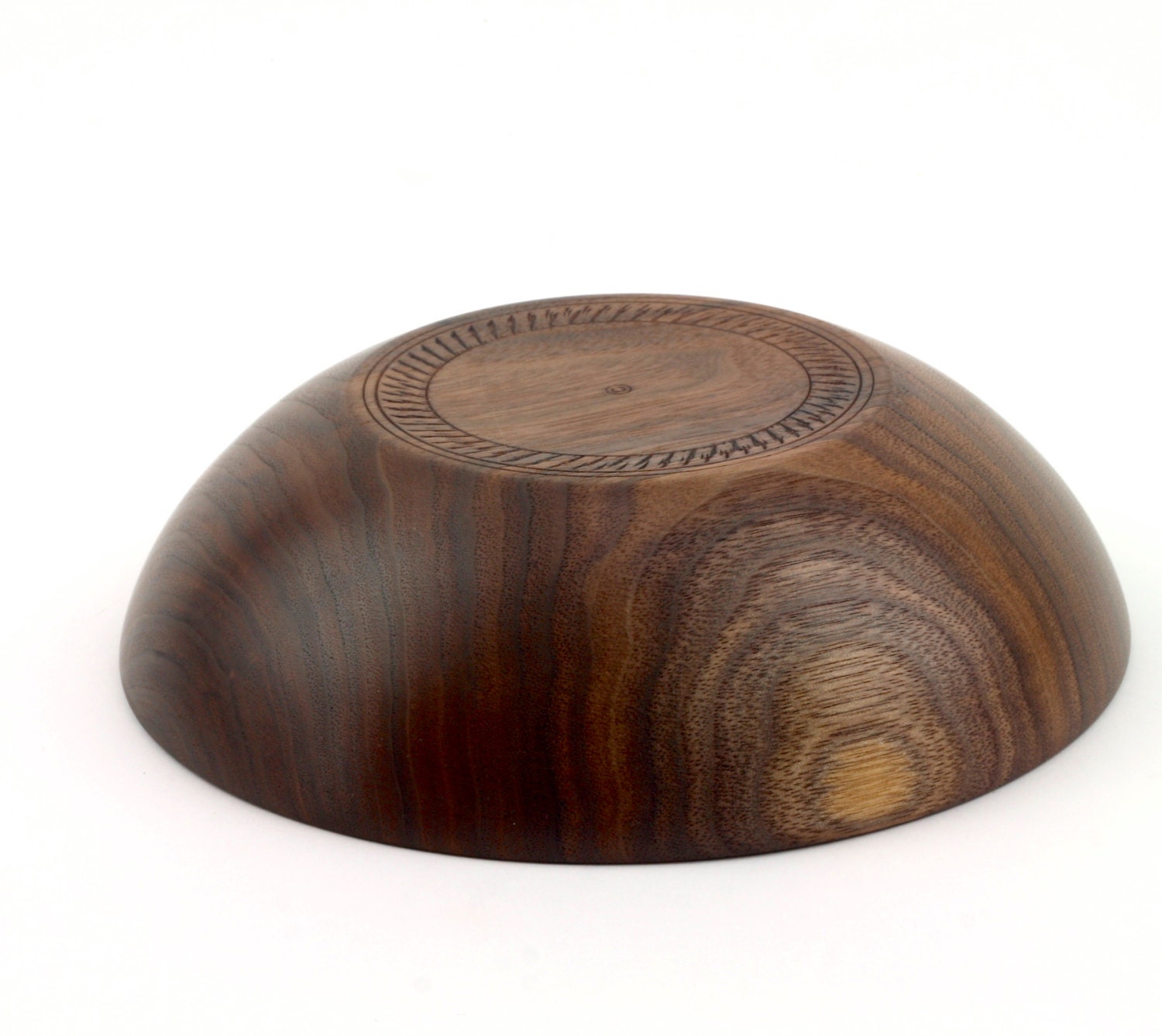 Wooden Walnut Bowl / Candy Dish / Wood Fruit Bowl