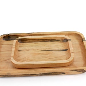 Wooden Valet Tray, Jewelry Tray, Display Tray, Trinket Tray, Serving Tray, Catch All Tray, Food Safe, Café Tray image 7