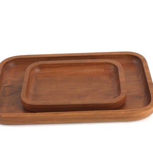 Wooden Valet Tray, Jewelry Tray, Display Tray, Trinket Tray, Serving Tray, Catch All Tray, Food Safe, Café Tray image 2