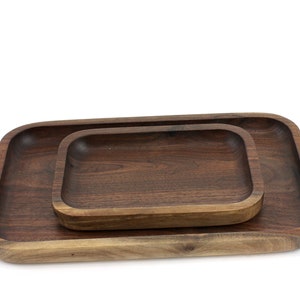 Wooden Valet Tray, Jewelry Tray, Display Tray, Trinket Tray, Serving Tray, Catch All Tray, Food Safe, Café Tray