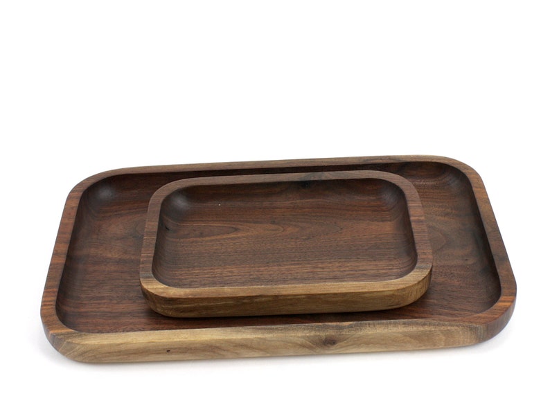 Wooden Valet Tray, Jewelry Tray, Display Tray, Trinket Tray, Serving Tray, Catch All Tray, Food Safe, Café Tray image 5