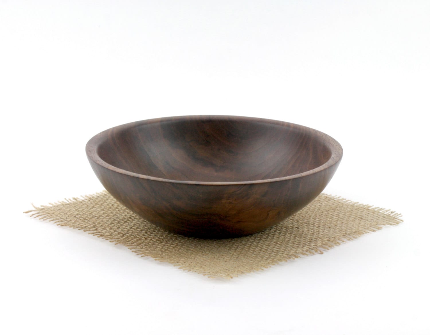 Wooden Walnut Bowl / Candy Dish / Wood Fruit Bowl