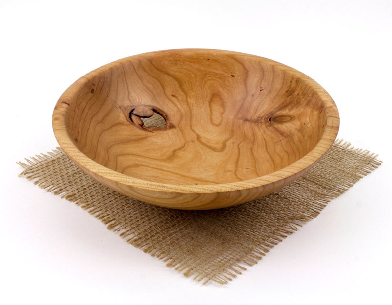 Fruit Bowl Candy Dish Wooden Cherry Bowl