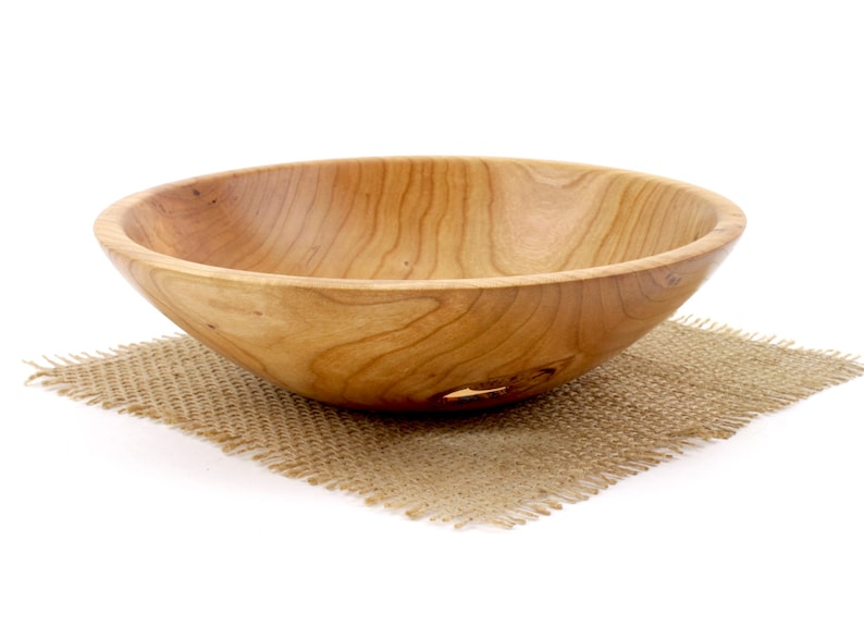 Fruit Bowl Candy Dish Wooden Cherry Bowl