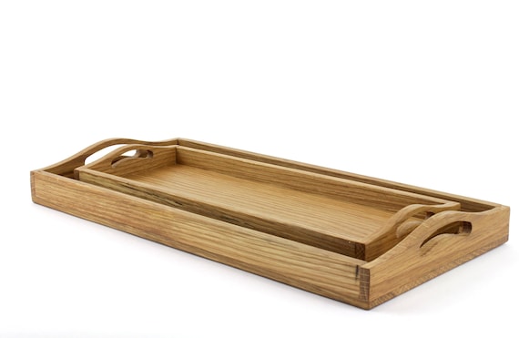 Rustic Serving Tray with Handles, Wooden Serving Tray, Farmhouse Serving Tray, Centerpiece, Decorative tray