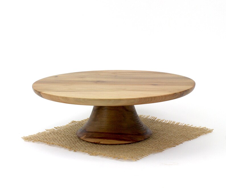 10 Wooden Cake Stand Groom/'s cake stand Cupcake Stand Wooden Pedestal Cake Plate