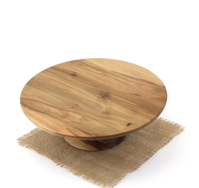 10 Wooden Cake Stand Groom/'s cake stand Cupcake Stand Wooden Pedestal Cake Plate
