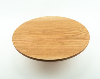 13" Wooden Red Oak Cake Stand Pedestal / Cake Plate / Cupcake Stand