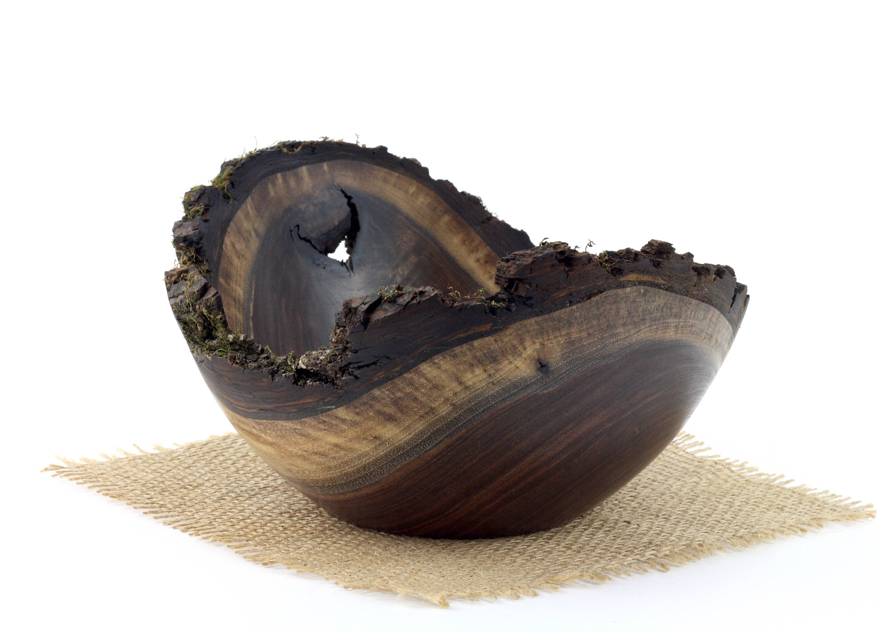 Wooden Natural Edge Walnut Bowl/ Candy Dish/Jewelry Bowl/Hostess Gift