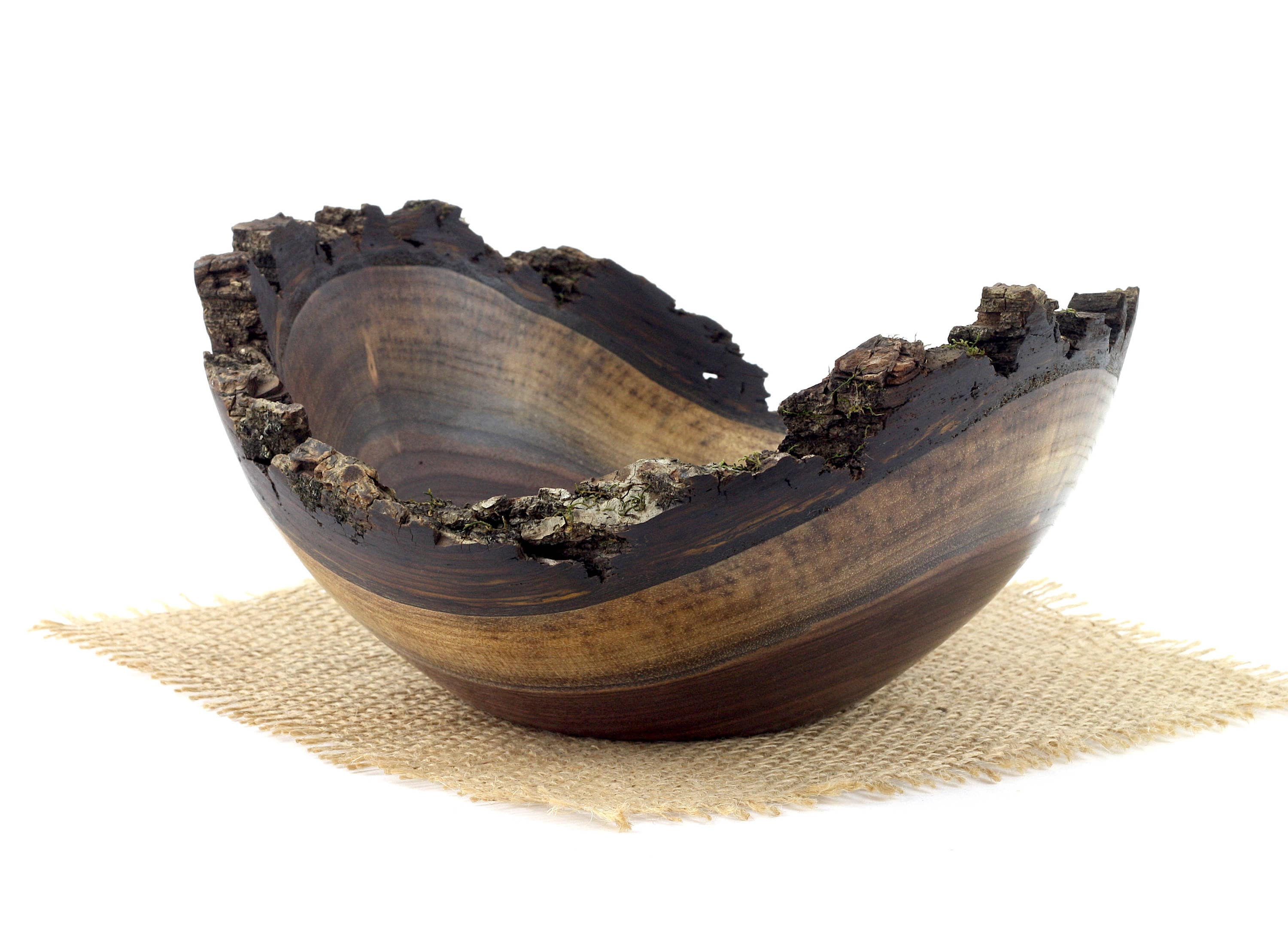 Wooden Natural Edge Walnut Bowl/ Candy Dish/Jewelry Bowl/Hostess Gift