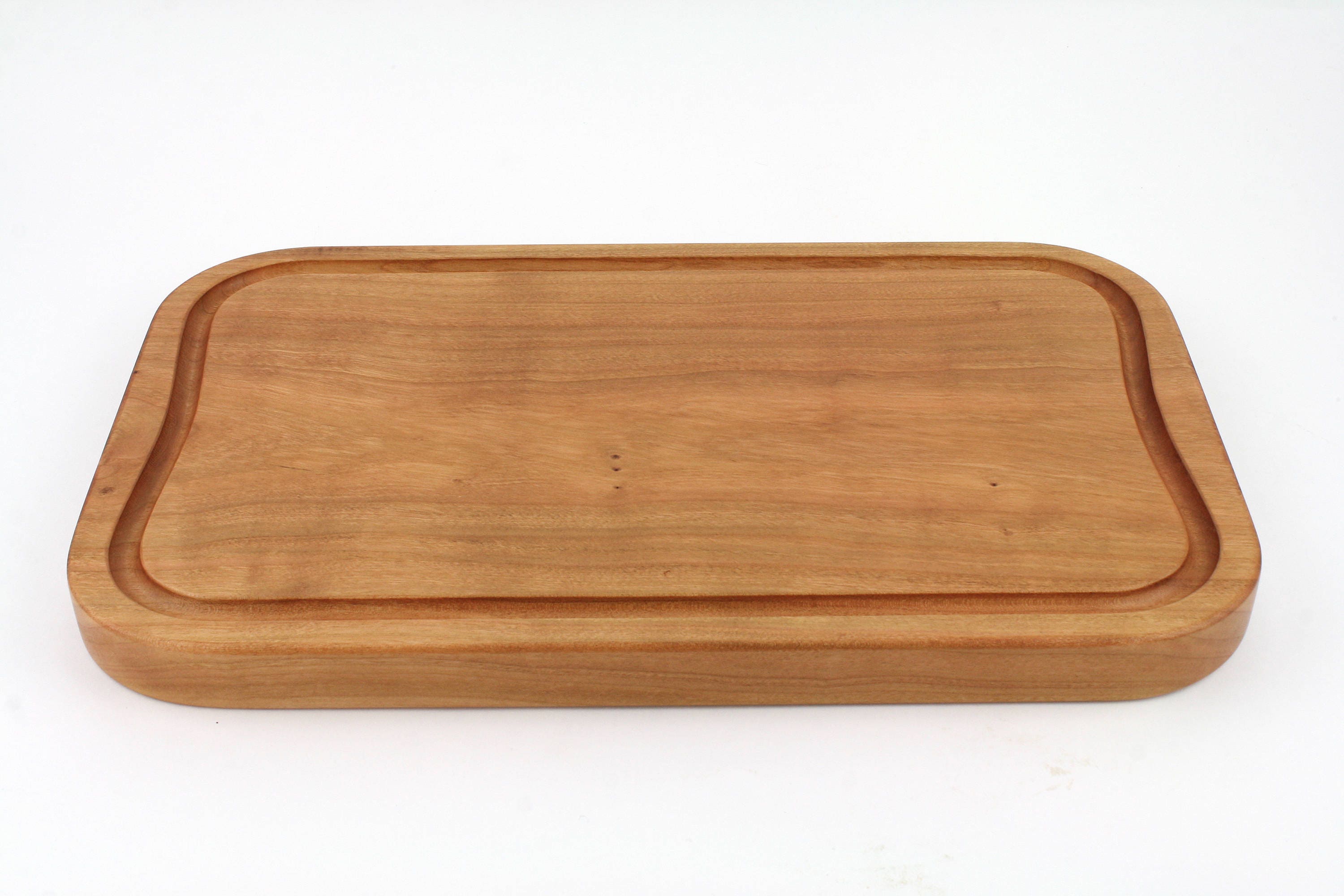 Cherry Cutting Board, Meat Carving board, Wooden Steak Plates / Serving