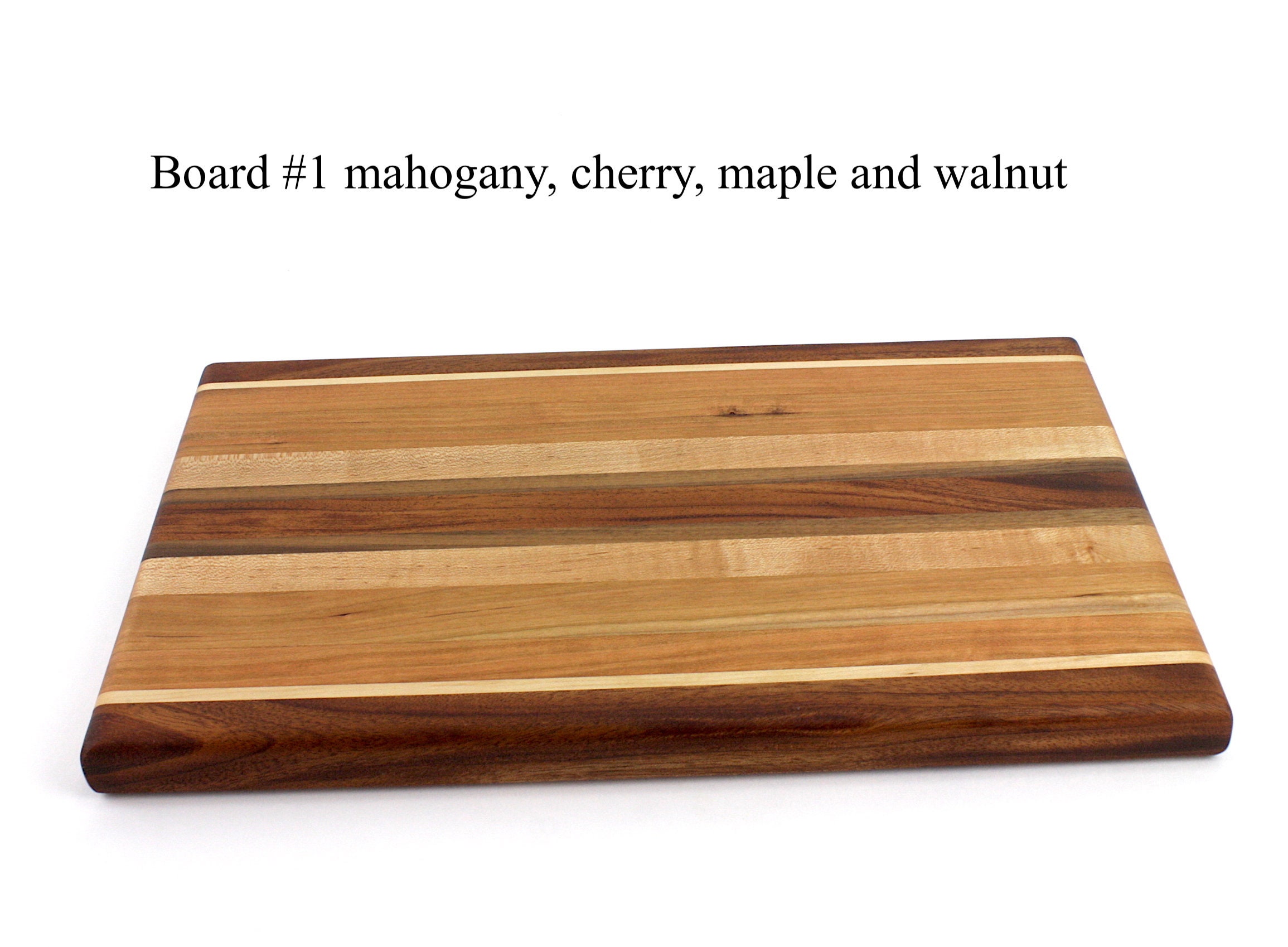 Wood Cutting Board, Handmade MultiWood Serving Board, Cheese Board