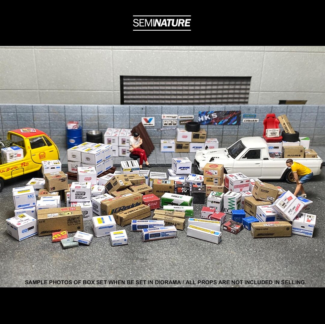 JUMBO PACK! 1/64 Scale Box Set, Mixed Wheel Box Set, Car