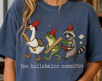 Hullabaloo Committee Back to School Tee, Witchy Animal Trio Shirt