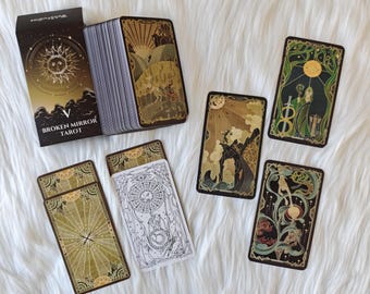 Stained Glass Tarot Deck – Broken Mirror V Collector Rider Waite