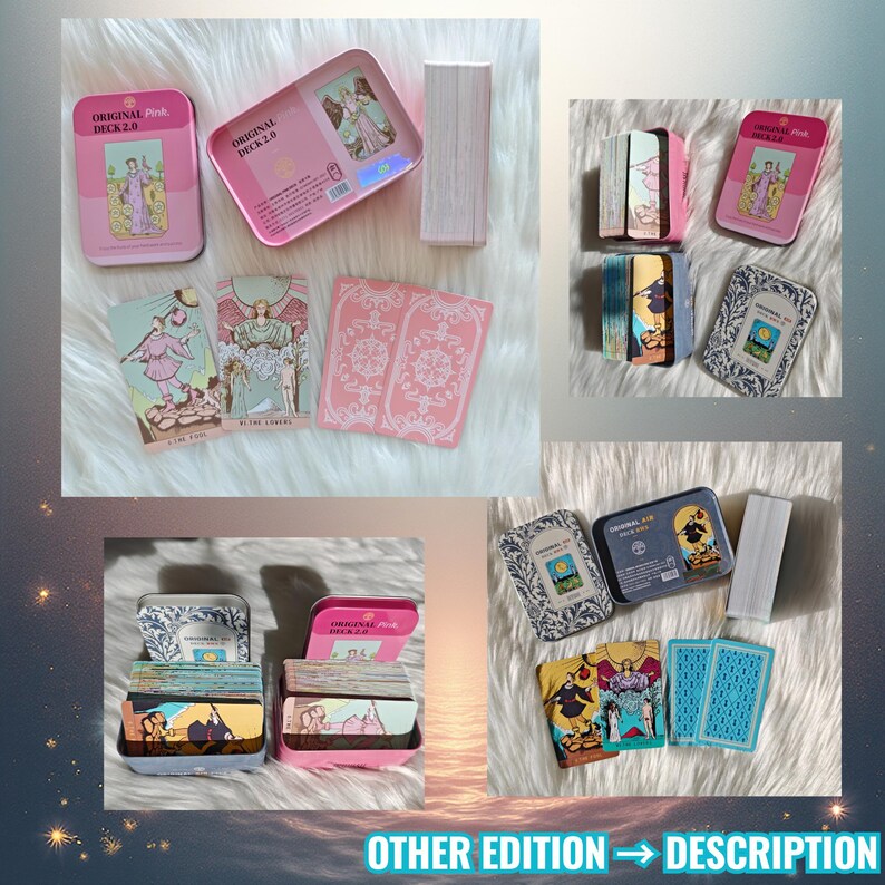 Pastel RWS Tarot Deck — Tin Mini (pocket Edition), Beginner-friendly - Etsy