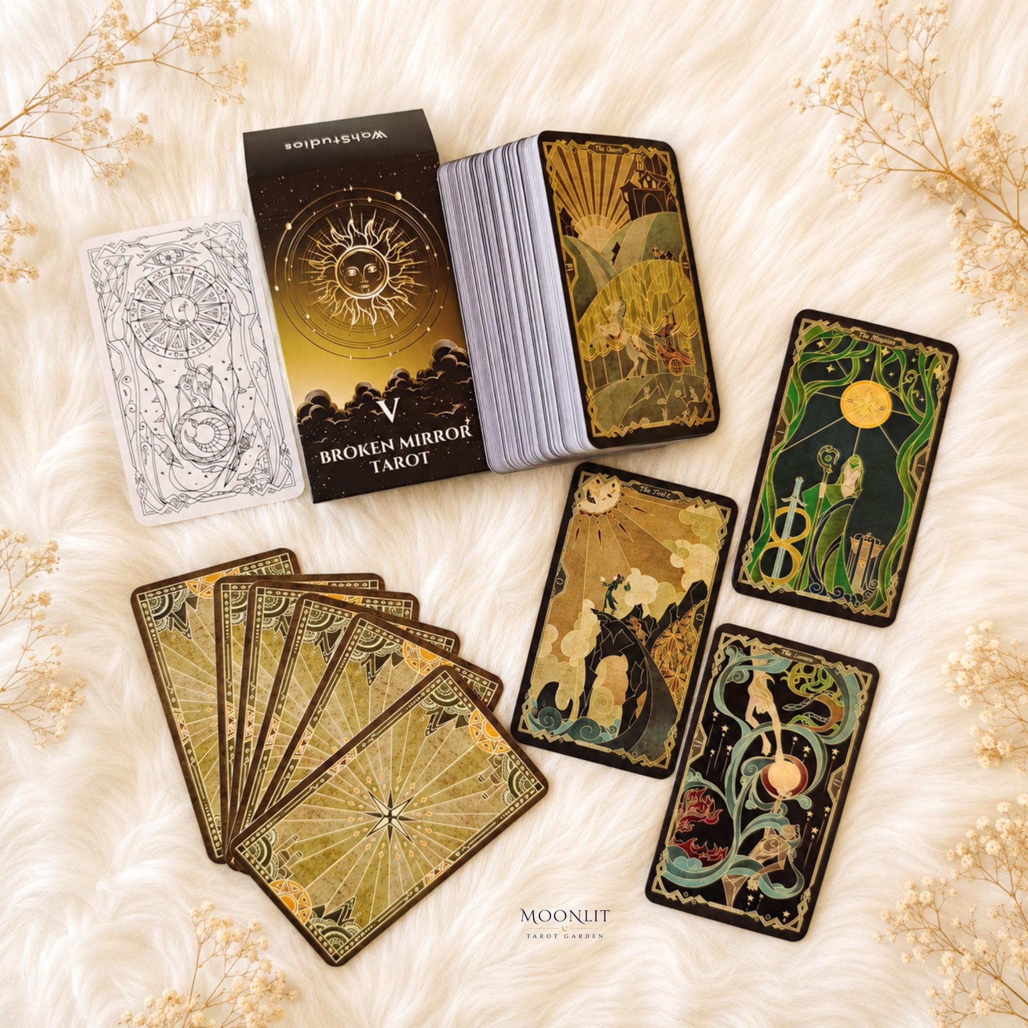 Stained Glass Tarot Deck – Broken Mirror V Collector Rider Waite