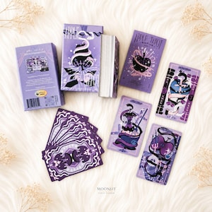 Tarot de la Manzana II Edición Estándar / Baraja de Tarot RWS Manzana Envenenada Fruta Prohibida / Tarot de la Serpiente Púrpura