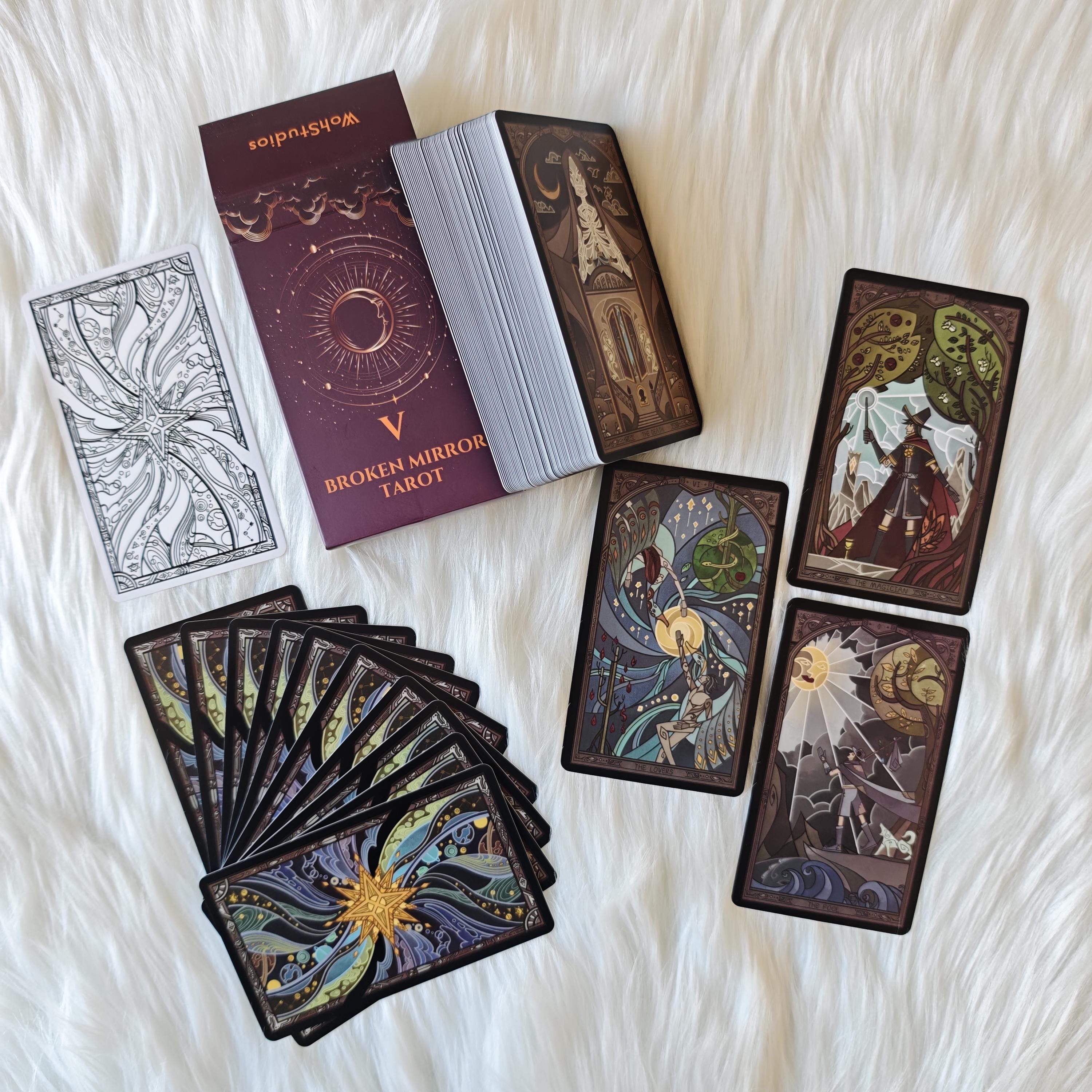 TAROTアルミ合金トランスミッタートレイ Stained Glass Tarot Deck – Broken Mirror V Classic Rider Waite - Etsy