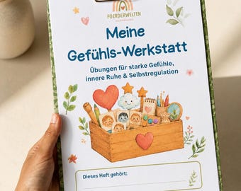 Workshop over emoties voor kinderen | Werkboek over emoties (15 pagina's) | Emoties leren begrijpen | Kleuterschool en basisschool (PDF)