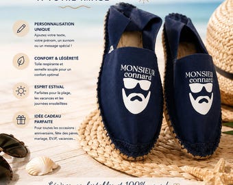 Espadrilles homme Monsieur Connard