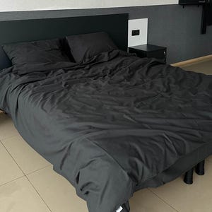 Luxury Cotton Bedding Set, Washed Cotton Bed Set, Boiled Cotton Duvet Cover, Boho Cotton Bedding Set,  Queen or King Gift Set