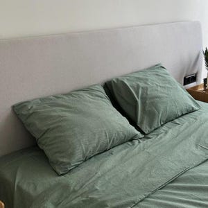Soft Cotton Pillowcases, Washed Natural Pillow Covers for Cozy Bedding, Set of 2 Cotton Body Pillow Cases