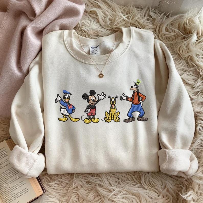 XSIDE T-shirt Imprimé Mickey Mouse à Col Rond Pour Femmes - S5DH32Z8